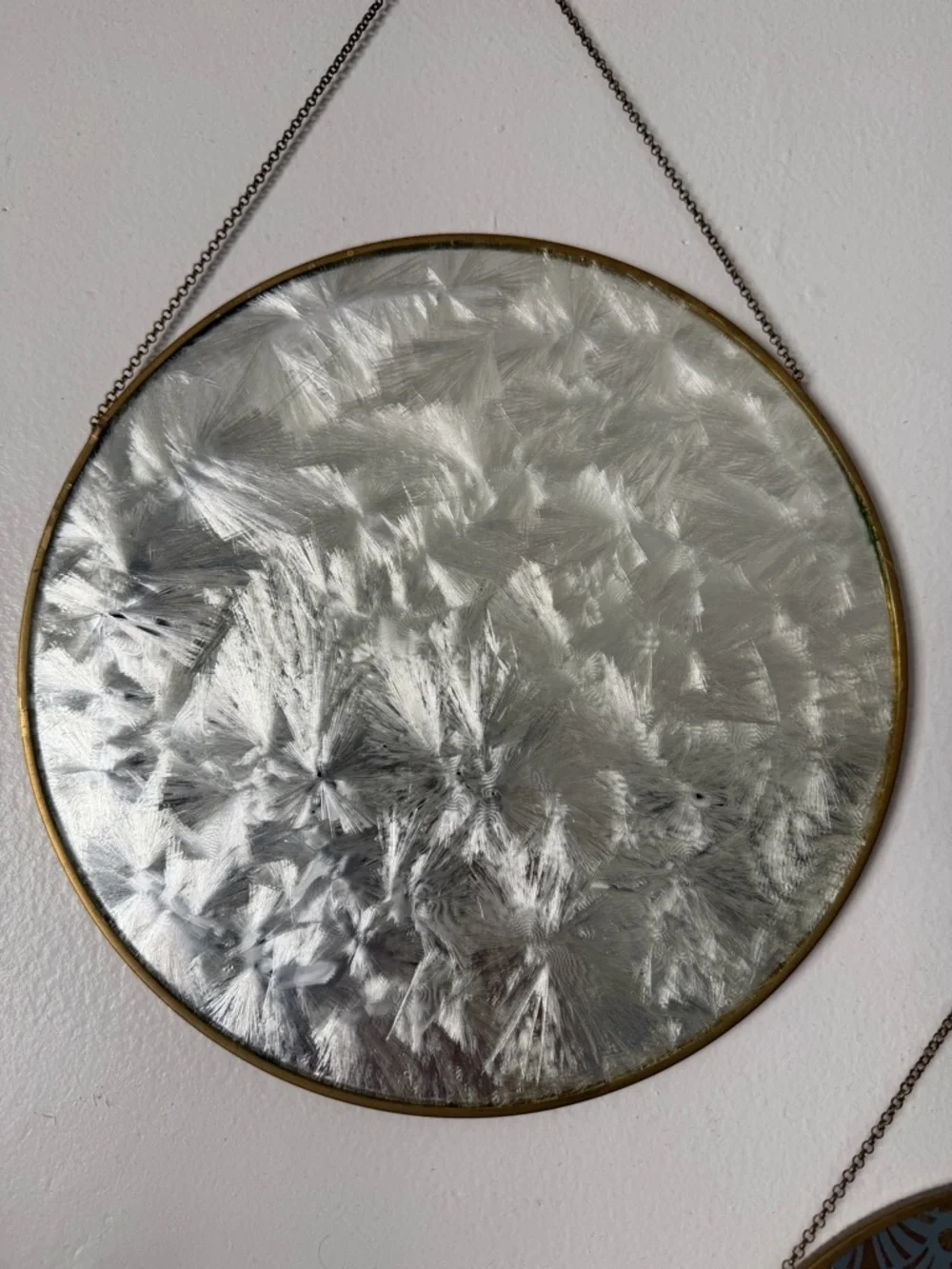 West Elm Metallic Round Wall Trio in Silver, Gold, and Blue-Gray